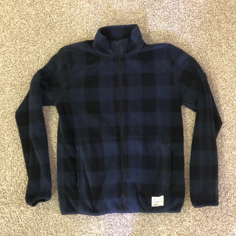 Lucky Brand Fleece Full Zip Jacket Mens S